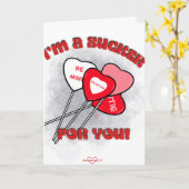 バレンタインデーのカードの吸盤 カード (黄色い花)