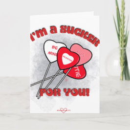 バレンタインデーのカードの吸盤 カード