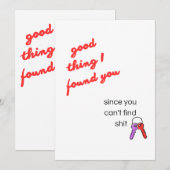 バレンタインデーのカードをあなたで見つけられてよかった シーズンカード (正面/裏面)