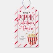 バレンタインデーのカードをラベルする ギフトタグ (正面)
