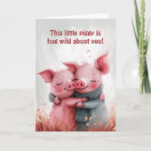 バレンタインデーのカードをワイルドに使う カード (正面)