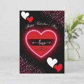 バレンタインデーのカードデザイン シーズンカード (スタンド正面)