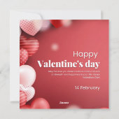 バレンタインデーのカード購入に最適なジュエリー店舗 シーズンカード (裏面)