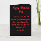 バレンタインデーのカード カード (正面)