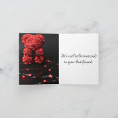 バレンタインデーのカード カード (内部)