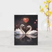 バレンタインデーのカード カード (黄色い花)