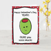 バレンタインデーのカード カード (黄色い花)