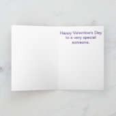 バレンタインデーのカード カード (内部)