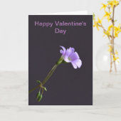 バレンタインデーのカード カード (黄色い花)