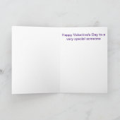 バレンタインデーのカード カード (内部)