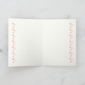 バレンタインデーのカード カード (内部)