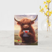 バレンタインデーのカード カード (黄色い花)