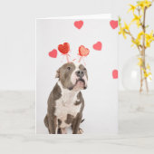 バレンタインデーのカード カード (黄色い花)