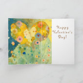 バレンタインデーのカード キスがかわいい印象 カード (内部)