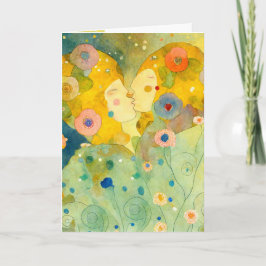 バレンタインデーのカード キッシング プレティー インプレッション カード