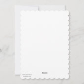 バレンタインデーのカード（クマとオリジナルテキスト付き） シーズンカード (裏面)