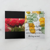 バレンタインデーのカード サンキューカード (内部)