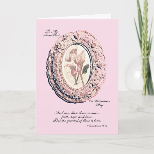 バレンタインデーのカード サンキューカード (正面)