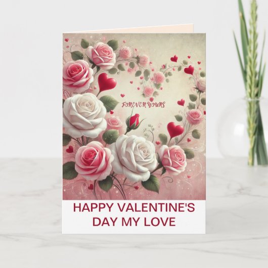 バレンタインデーのカード サンキューカード (正面)