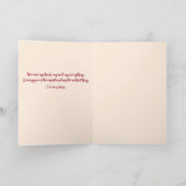 バレンタインデーのカード サンキューカード (内部)