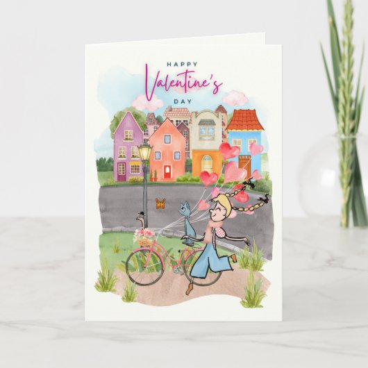 バレンタインデーのカード シーズンカード (正面)