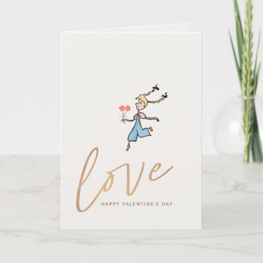 バレンタインデーのカード シーズンカード (正面)