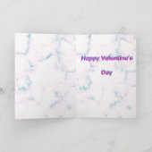 バレンタインデーのカード シーズンカード (内部)