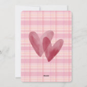 バレンタインデーのカード シーズンカード (裏面)