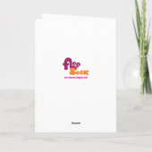 バレンタインデーのカード シーズンカード (裏面)