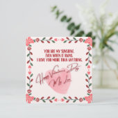 バレンタインデーのカード シーズンカード (スタンド正面)