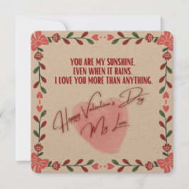 バレンタインデーのカード シーズンカード