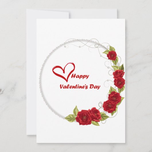 バレンタインデーのカード シーズンカード (正面)