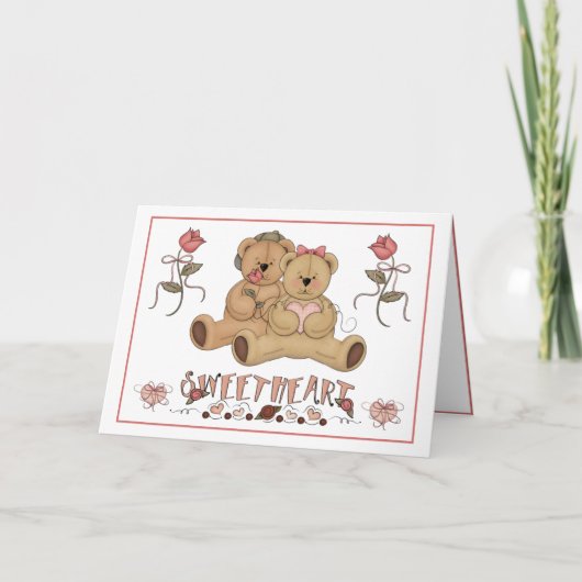 バレンタインデーのカード シーズンカード (正面)