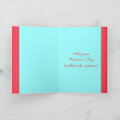 バレンタインデーのカード シーズンカード (内部)