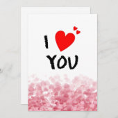 バレンタインデーのカード シーズンカード (正面/裏面)