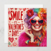 バレンタインデーのカード シーズンカード (正面/裏面)