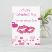 バレンタインデーのカード シーズンカード (スタンド正面)