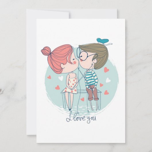 バレンタインデーのカード シーズンカード (正面)