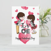 バレンタインデーのカード シーズンカード (スタンド正面)