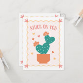 バレンタインデーのカード「スタック」 カード (正面/裏面インサイチュ)