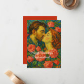 バレンタインデーのカード ノートカード (正面/裏面インサイチュ)