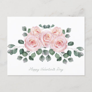 バレンタインデーのカード「ハッピーバレンタインデー」 ポストカード
