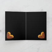 バレンタインデーのカード 可愛い スイート ハート ハニー カード (内部)