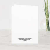 バレンタインデーのカード 「恋するハチドリ」 カード (裏面)