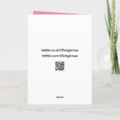 バレンタインデーのカード - 愛してるよ ファンシー シーズンカード (裏面)