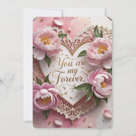 バレンタインデーのカード 招待状