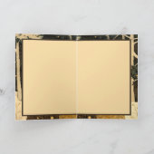 バレンタインデーのカード　森の少年少女 カード (内部)