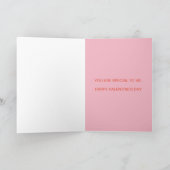 バレンタインデーのカード – 犬の追いかけハートバルーン シーズンカード (内部)