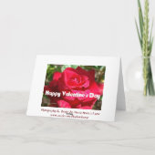 バレンタインデーのカード(9) – カスタマイズ/カスタマイズす シーズンカード (裏面)