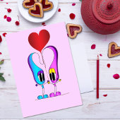 バレンタインデーのキャラクター シーズンカード